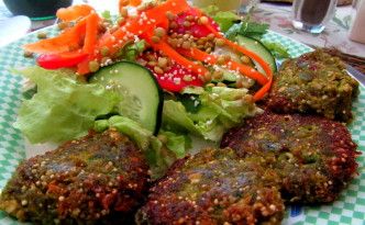 Veggie Crouquettes at Nutri-Verde, San Miguel de Allende